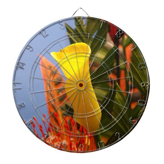 mini-gele dwerg dartbord (Voorkant)