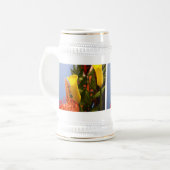 mini gele kammeling bierpul (Voorkant links)