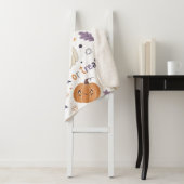 Mini Ghost & Pumpkin Sherpa Deken – Kleine Maat (In situ)