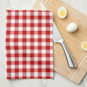 Mini Gingham Geruit Rood Wit Schotlandse Ruit Patr Theedoek