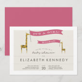 Mini-Giraffes Kaart (Voorkant / Achterkant)