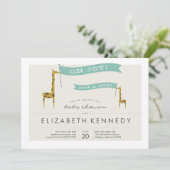 Mini-Giraffes Kaart (Staand voorkant)