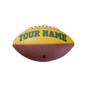 Mini GOLD EN GROENE persoonlijke Football