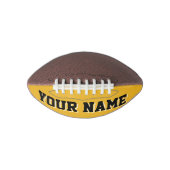 Mini GOLD EN ZWART, speciaal Football (Voorkant)