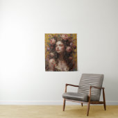 Mini Golden Bloom Tapestry – Wall Art Wandkleed (In situ)