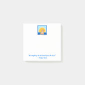 Mini Golden Dog Sunrise Waves Post-it® Notes (Voorkant)