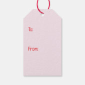 Mini Goldendoodle Dogs Valentijnsdag Cadeaulabel (Achterkant)