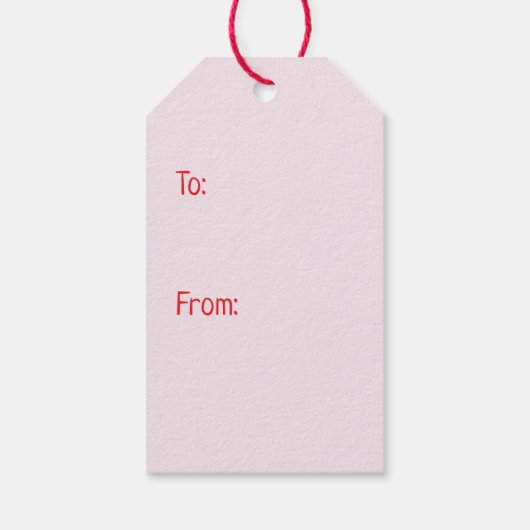 Mini Goldendoodle Dogs Valentijnsdag Cadeaulabel (Achterkant)