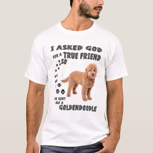 Mini Goldendoodle Quote Mom, Doodle Dad Art Cute G T-shirt (Voorkant)