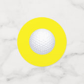 Mini Golf Balls Birthday Party Kinder Blue Confetti (Kleine voorkant)