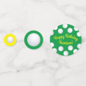 Mini Golf Balls Birthday Party Kinder sport Confetti (Voorkanten)