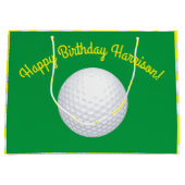 Mini Golf Balls Birthday Party Kinder sport Groot Cadeauzakje (Voorkant)