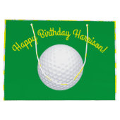 Mini Golf Balls Birthday Party Kinder sport Groot Cadeauzakje (Achterkant)