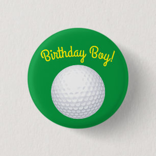 Mini Golf Balls Birthday Party Kinder sport Ronde Button 3,2 Cm