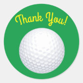Mini Golf Balls Birthday Party Kinder sport Ronde Sticker (Voorkant)