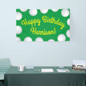 Mini Golf Balls Birthday Party Kinder sport Spandoek (Beurs)