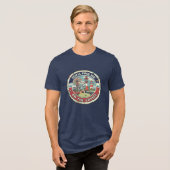 Mini-Golf Fanaat Tri-Blend Shirt (Voorkant volledig)