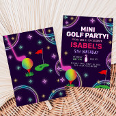 Mini Golf Feest Verjaardag Kaart