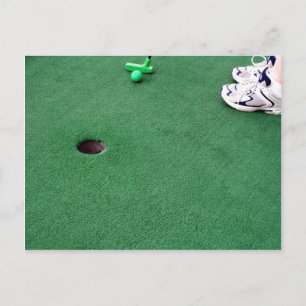 Mini Golf Invite Briefkaart