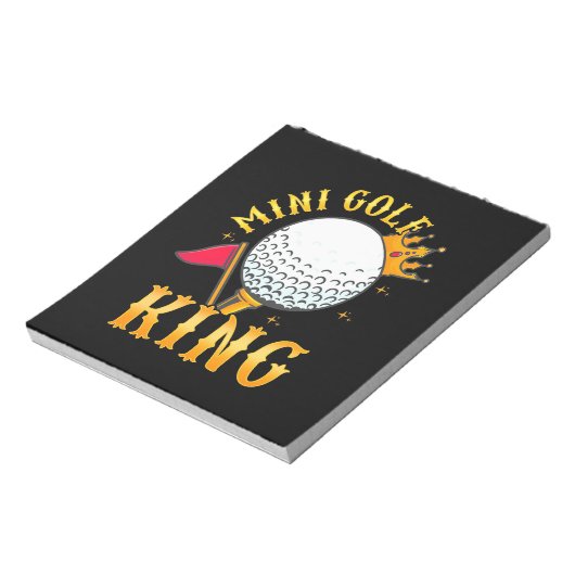 Mini Golf King Notitieblok (Linkerzijde)