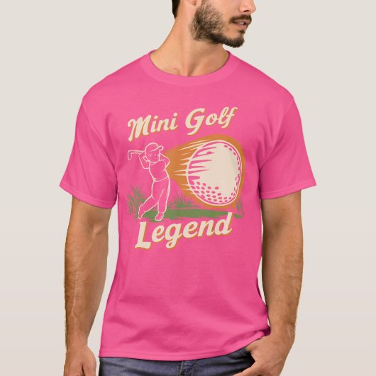 Mini Golf Legend Funny Miniatuur Golf Kampioen T-shirt (Voorkant)