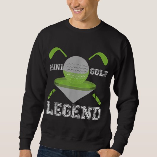 Mini Golf Legend Grappige Hobby Sport Champ Trui (Voorkant)