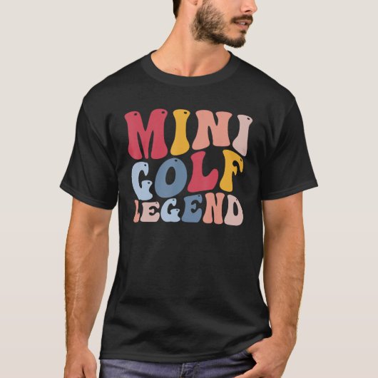 Mini Golf Legend Grappige Miniatuur Golfen Golfer T-shirt (Voorkant)