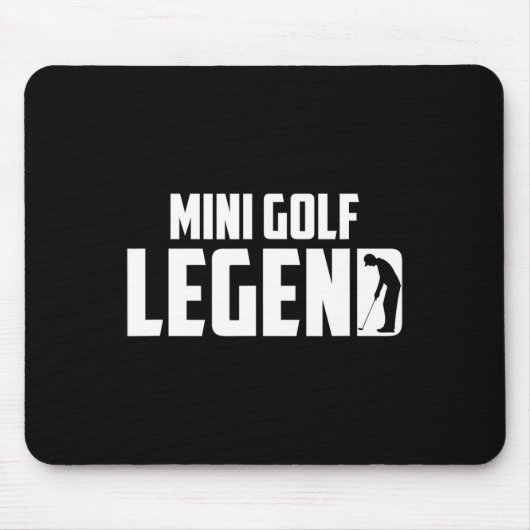 Mini Golf Legend - Mini Golfer Muismat (Voorkant)
