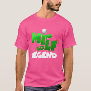 Mini Golf Legende Ultieme Speler Ontwerp T-shirt