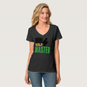 Mini Golf Master Golf Player Golfing Golf Ball Dri T-shirt (Voorkant volledig)