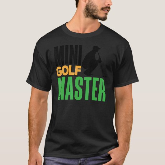 Mini Golf Master Golf Player Golfing Golf Ball Dri T-shirt (Voorkant)