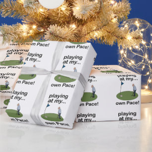 Mini Golf Minigolf Spelen In Mijn Eigen Tempo Golf Cadeaupapier