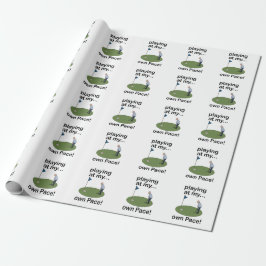 Mini Golf Minigolf Spelen In Mijn Eigen Tempo Golf Cadeaupapier