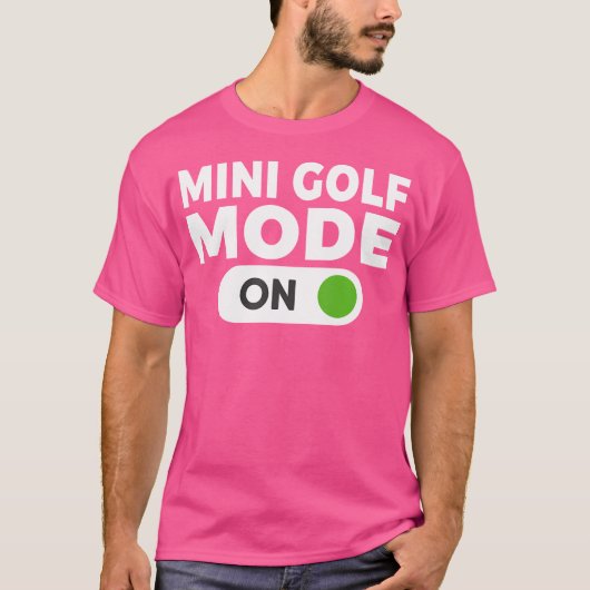 Mini Golf-modus op Mini Golf T-shirt (Voorkant)