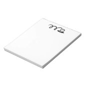 Mini golf notitieblok (Linkerzijde)