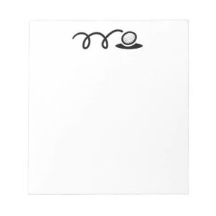 Mini golf notitieblok