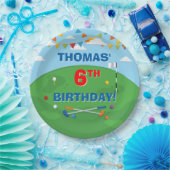 Mini Golf Putt Putt Verjaardagsfeest voor kinderen Papieren Bordje (Feest)