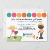 Mini Golf Special Request nodigt uit Kaart (Voorkant)