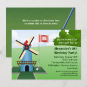 Mini Golf Windmill Fairway Kaart (Voorkant / Achterkant)