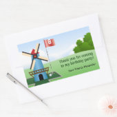 Mini Golf Windmill Fairway Party Sticker (Envelop)
