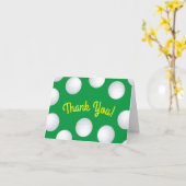 Mini Golfballen Verjaardagsfeestje Kinderen Sport Kaart (Gele Bloem)