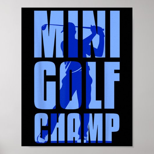 Mini Golfer Mini Golf Champ Poster (Voorkant)