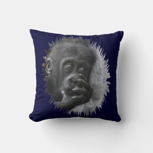 Mini gorilla kussen (Voorkant)