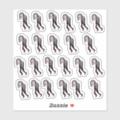 Mini Gothics Custom-Cut Vinyl Stickers (Vel)