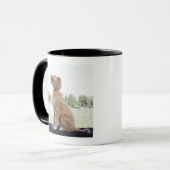 Mini gouden doodle mok (Voorkant links)