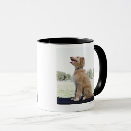 Mini gouden doodle mok (Voorkant rechts)