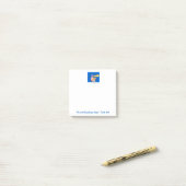 Mini Gouden Hond Vuurtoren Post-it® Notes (Op bureau)