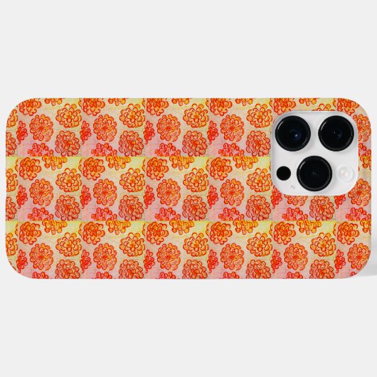 Mini-goudsbloemen Case-Mate iPhone Case (Achterkant (horizontaal))