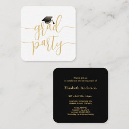 Mini Graduation Party Uitnodigingsklasse van 2025 Informatiekaartje