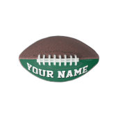 Mini GREEN EN WHITE, gepersonaliseerd Football (Voorkant)